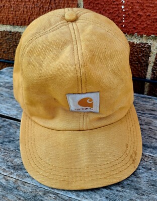 Vintage Carhartt Cap Made in USA Small Hat w Ear Flaps Insulated