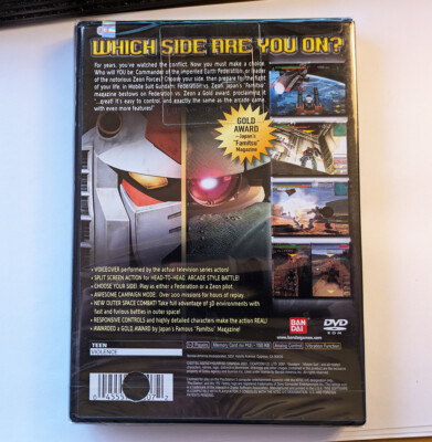 PS2 PlayStation 2 Mobile Suit Gundam: Federation vs. Zeon NEW