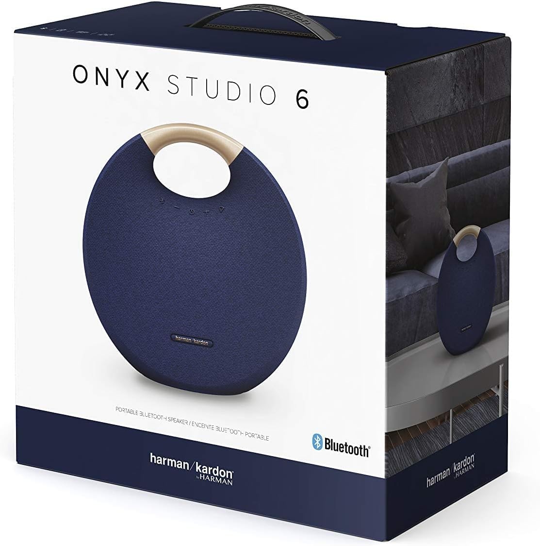 Harman Kardon Onyx Studio 6 Portable Bluetooth Speaker - Blue for