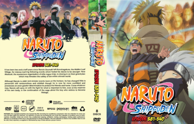 DVD Naruto Shippuden Complete Box 1 2 3 4 ( Epi 1-500 End) English
