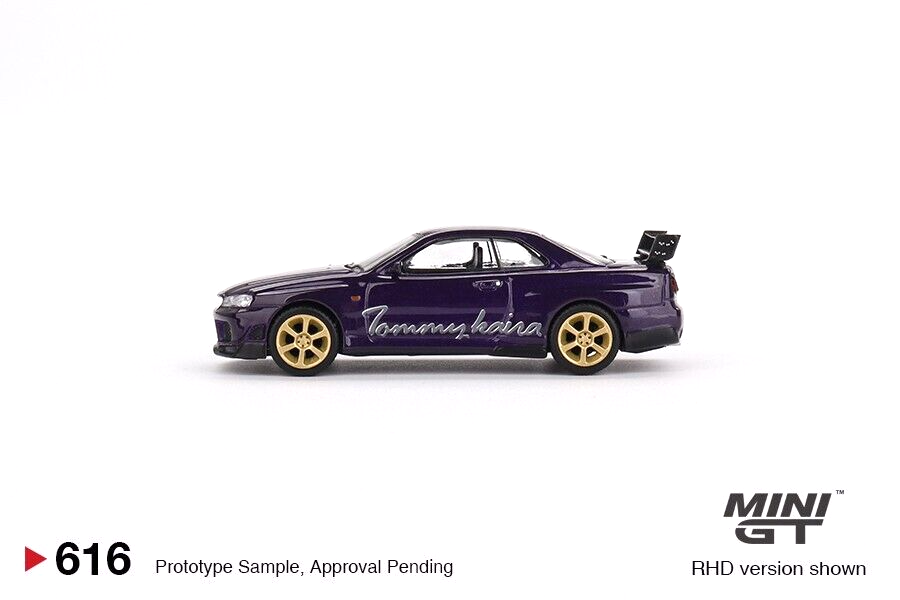 MINI GT Nissan Skyline GT-R (R34) Tommykaira R-z Midnight Purple 1