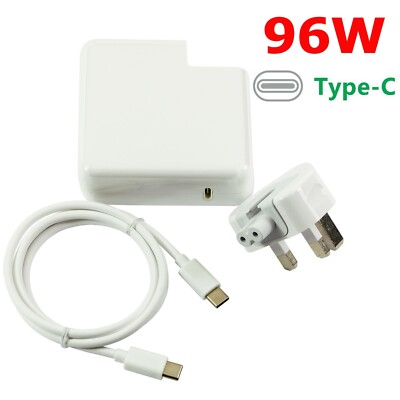 For MacBook Air 13-inch A2681 2022 USB-C Charger 96W Power Adapter