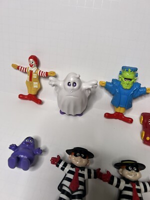 Vintage Lot Of 30 Mcdonalds Happy Meal Halloween Toys 1995