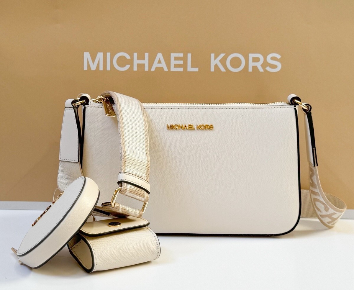 MICHAEL KORS JET SET TRAVEL SMALL CROSSBODY BAG TECH ATTACHED