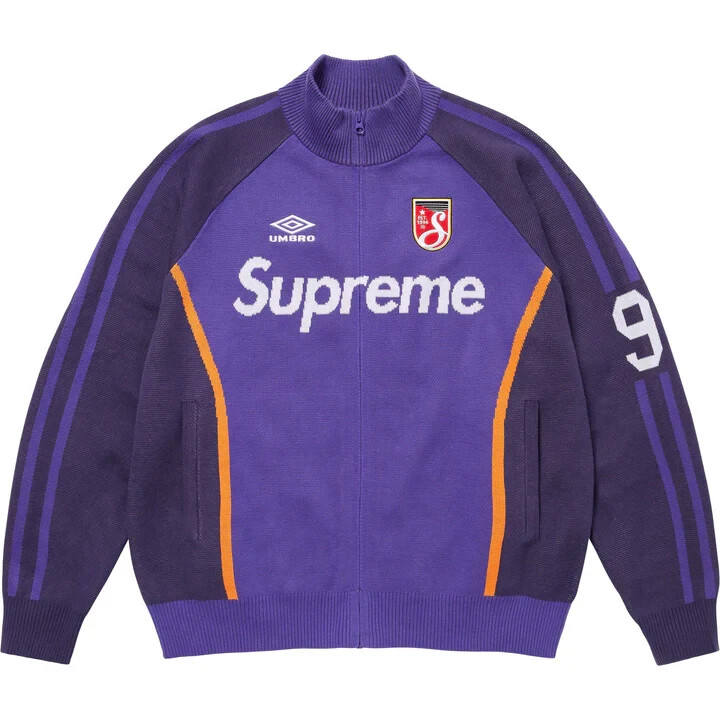 Supreme Umbro Zip Up Sweater Purple | eBay