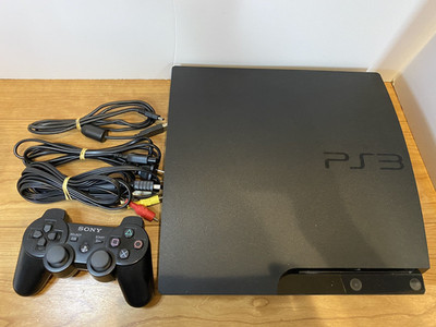 Sony PlayStation 3 Black Console PS3 CECH-3000A 160GB Controller
