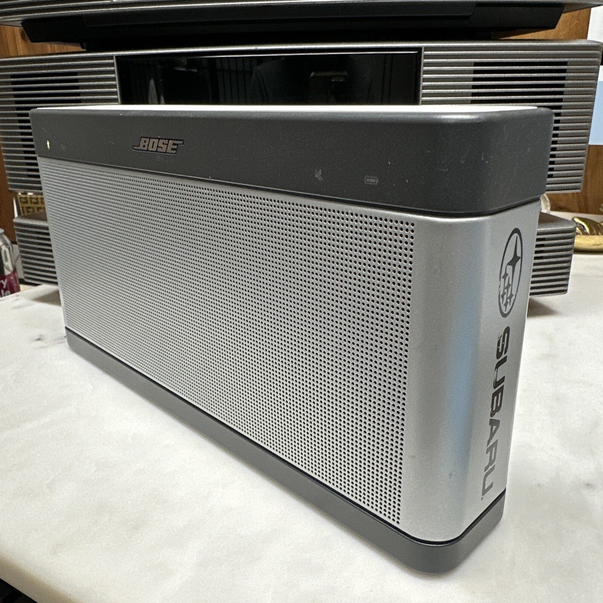 Bose Soundlink III Bluetooth Speaker - Silver Subaru Edition | eBay