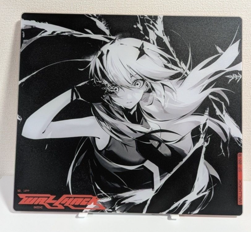 WALLHACK SKYPAD SP-004 Frenzy Sora Glass Game Mouse Pad Limited