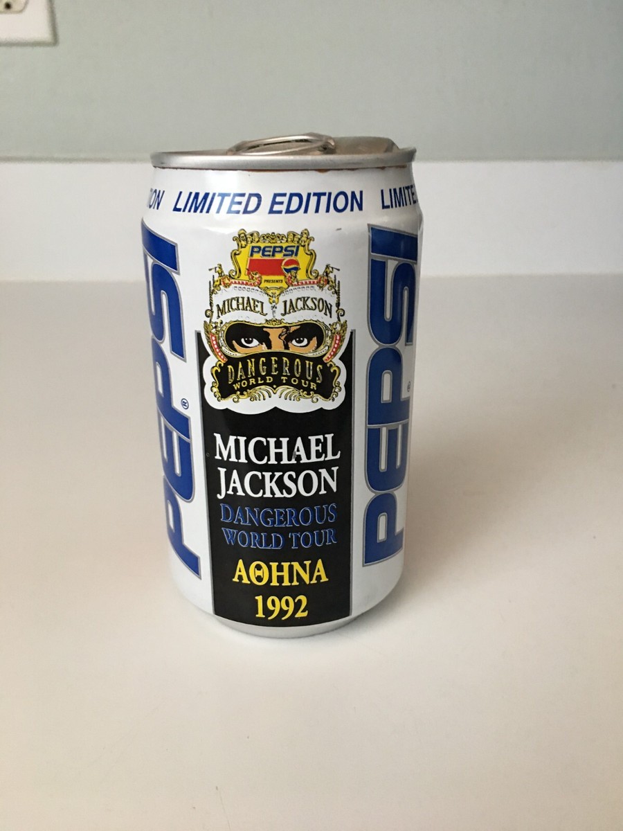 1992 Vintage Rare Unopened Can Pepsi Michael Jackson Dangerous
