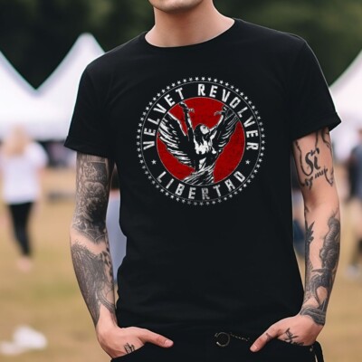Velvet Revolver Libertad Hard Rock Band T-Shirt Black S-3XL | eBay