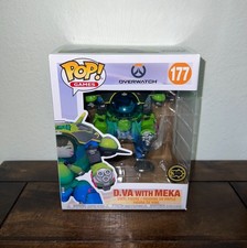 Funko Pop! Vinyl Super 6 in: Overwatch - D. VA with MEKA (Metallic