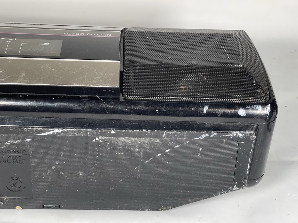 Vintage 90s Sony Am FM Stereo Cassette Corder Cfs-210 Sound Rider