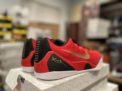 Nike Kobe 9 XI China Pack Red Metallic Gold 715147 XDR 683251 670