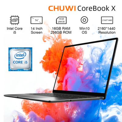 CHUWI CoreBOOK X Intel Core i5 Windows 11 Home Laptop PC 8/16GB