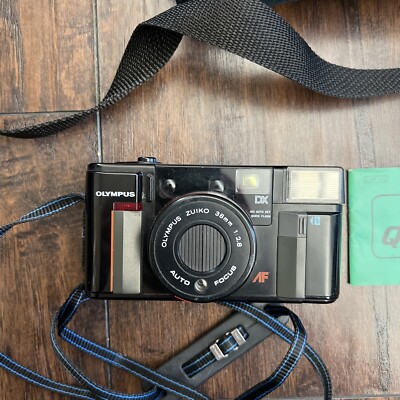 OLYMPUS DX ZUIKO 35mm Film Camera 38mm Japan Tested Working With