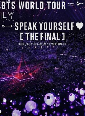 BTS WORLD TOUR LOVE YOURSELF: SPEAK YOURSELF THE FINAL GOODS