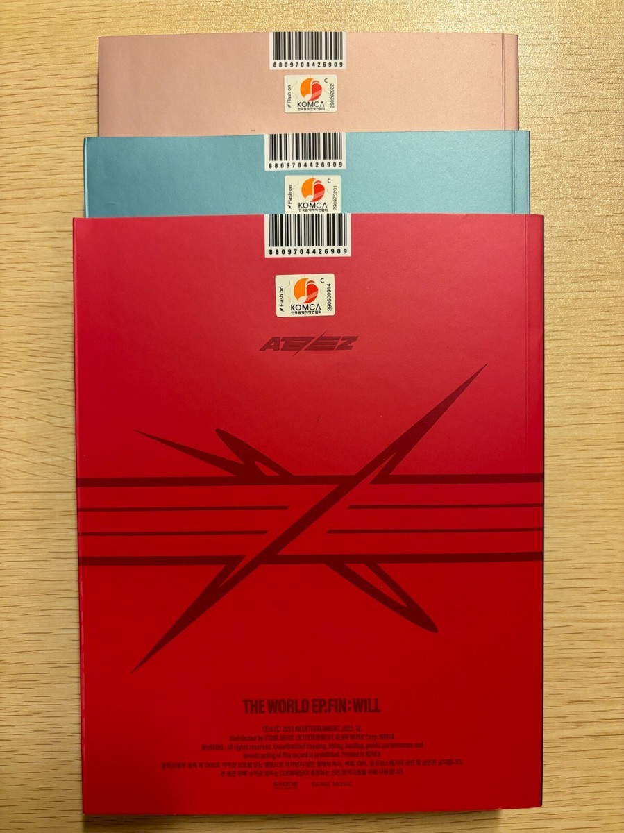 Ateez [The World Ep. Fin: Will] WOOYOUNG Autographed Signed Album