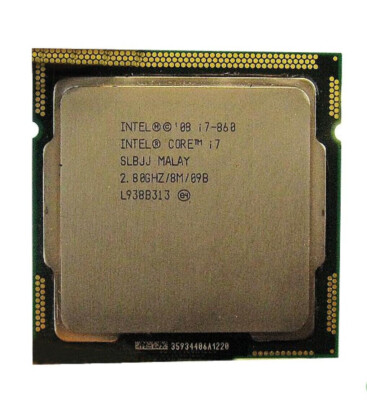 Intel Core i7-860 2.8GHz SLBJJ Quad-Core LGA 1156 Socket H CPU