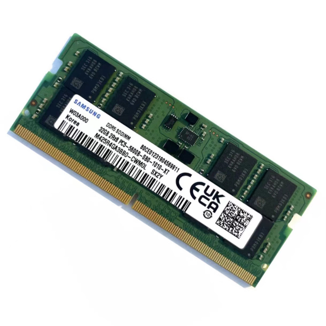 Samsung 64GB (2X32GB) DDR5 5600MHz PC5-44800 SODIMM Memory Ram