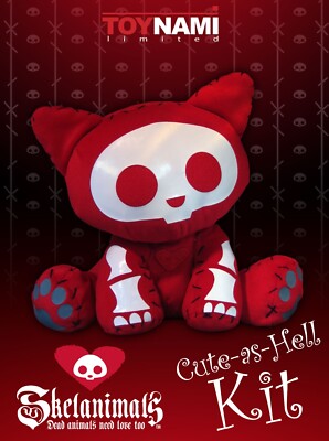 Skelanimals Cute as Hell Kit the Cat Plush- Limited 2007 SDCC