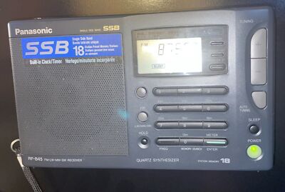 Panasonic SSB RF-B45 FM-LW-MW-SW Portable Shortwave Radio Receiver