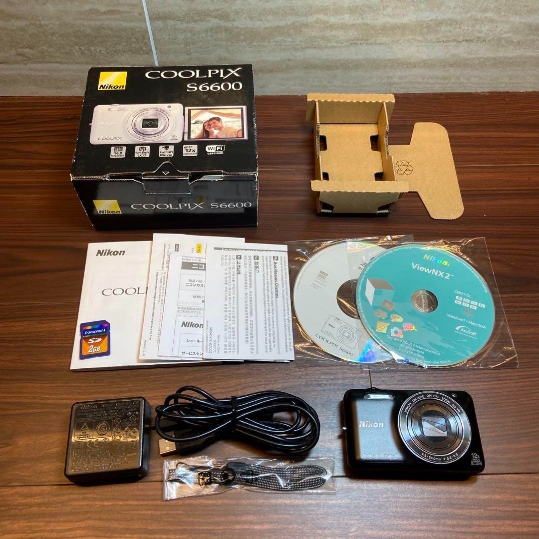 Nikon COOLPIX S6900 16.0MP Digital Camera - Black for sale online