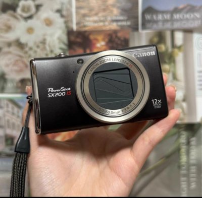 Canon パワーショット SX200 IS ブラック黒 コンデジ 美品 楽天市場