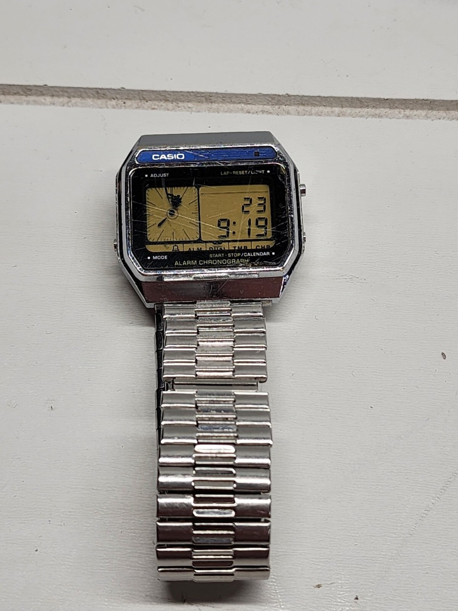 Vintage CASIO AX-250 RARE JAPAN 80's LCD Digital Watch READ | eBay