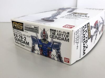 BANDAI RG 1/144 RX-78-2 GUNDAM Color Clear Ver Gundam Exhibition