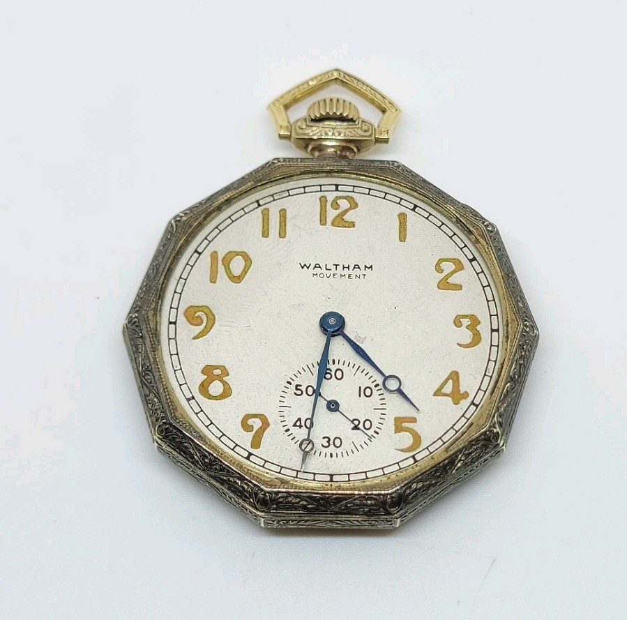 1919 Waltham Model 1894 Grade No. 220 15J 12s Pocket Watch For