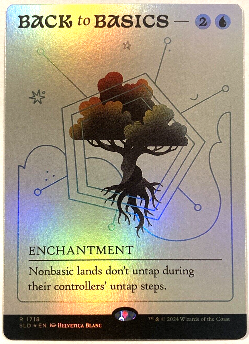 MTG Back to Basics RAINBOW FOIL Secret Lair Drop 1718 NM | eBay