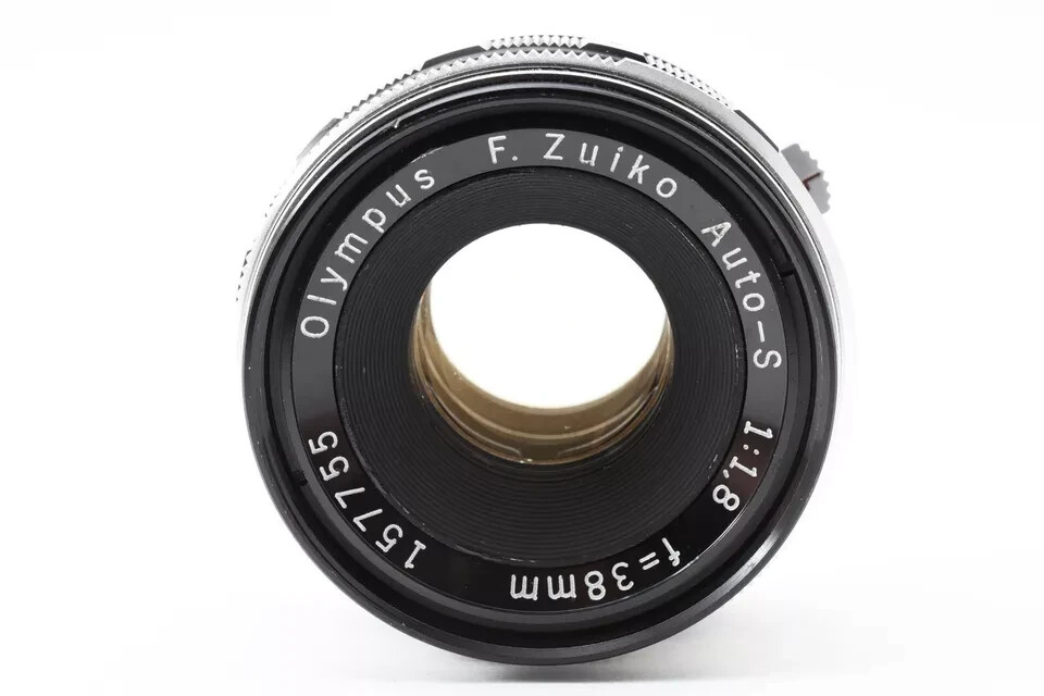 Olympus F. Zuiko Auto-S 38mm f/1.8 MF Lens for Pen-F Lens From