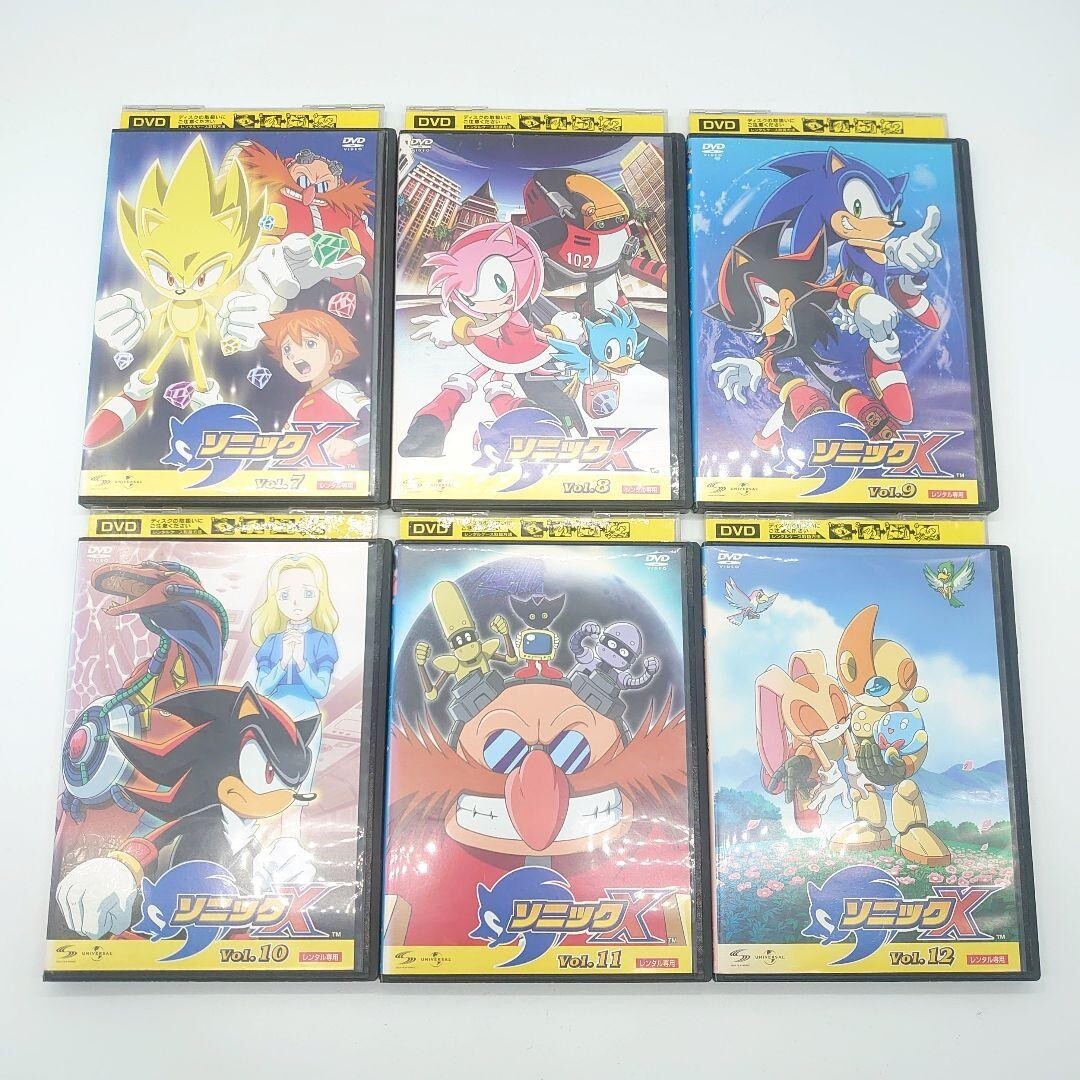 Sonic X Volume 1-12 Set DVD Anime TV Series Action Adventure Japan