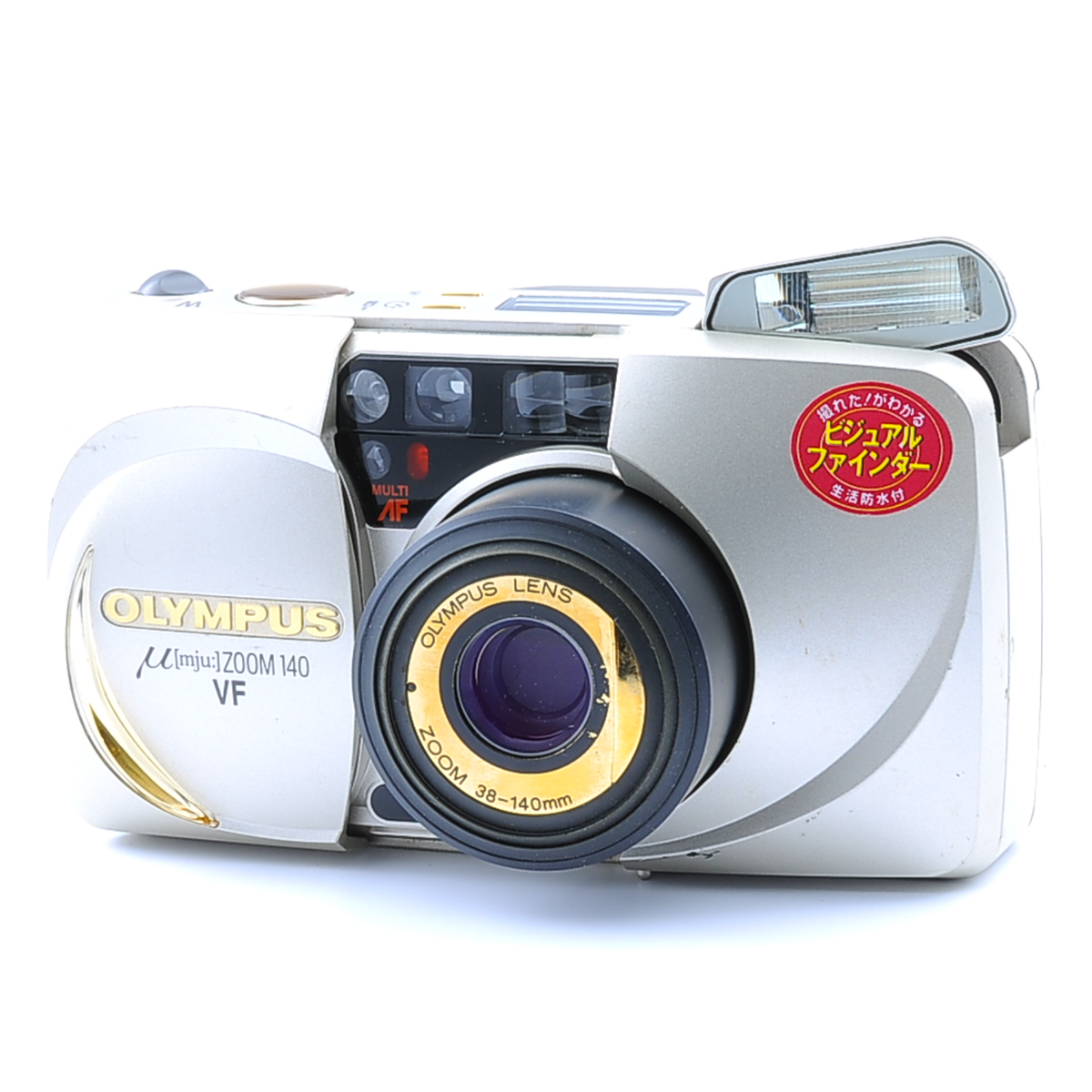 Excellent] Olympus μ mju zoom 140 VF 35mm point & shoot Film