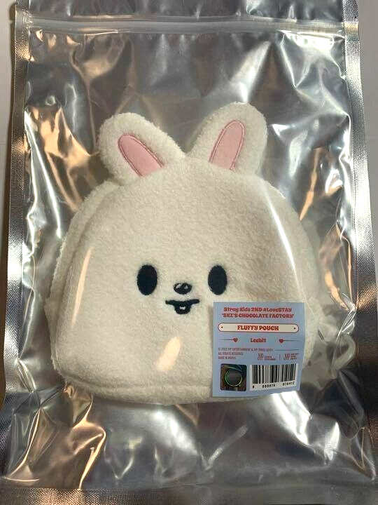 Stray Kids Fluffy pouch Leebit LEE KNOW Official Chocolate Factory