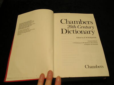 Chambers 20th Century Dictionary | eBay UK