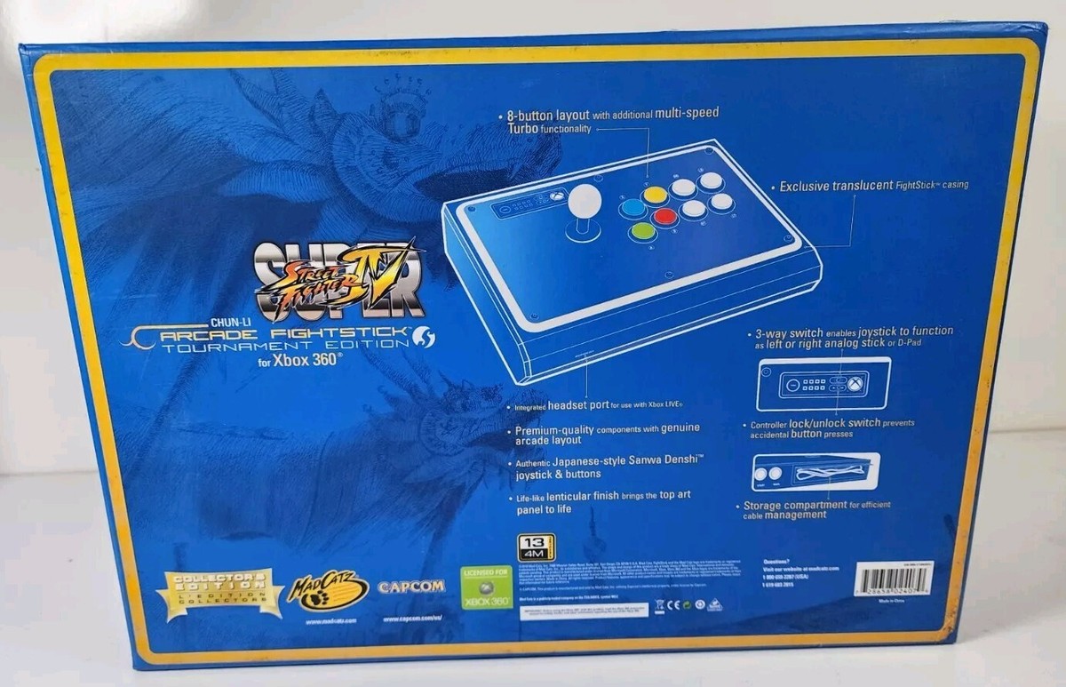 Chun Li Arcade Fightstick TE edition S Xbox 360 SUPER Street