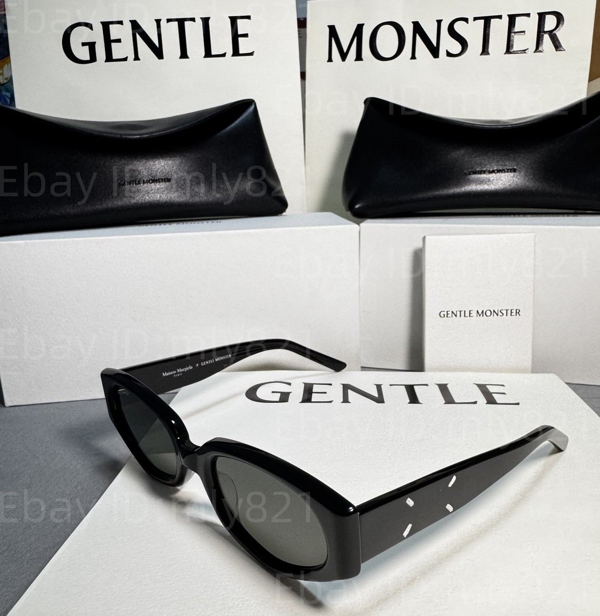 GentleMonster Sunglasses Maison Margiela x MM205 01 Black Frame