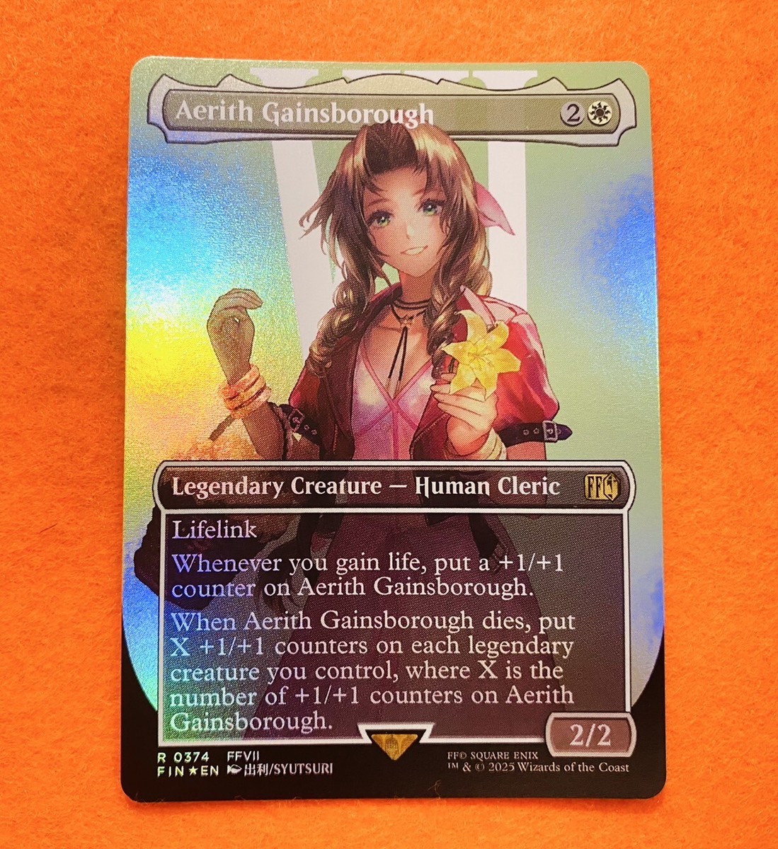 FOIL] Aerith Gainsborough Full Art MTG Final Fantasy VII EN FIN
