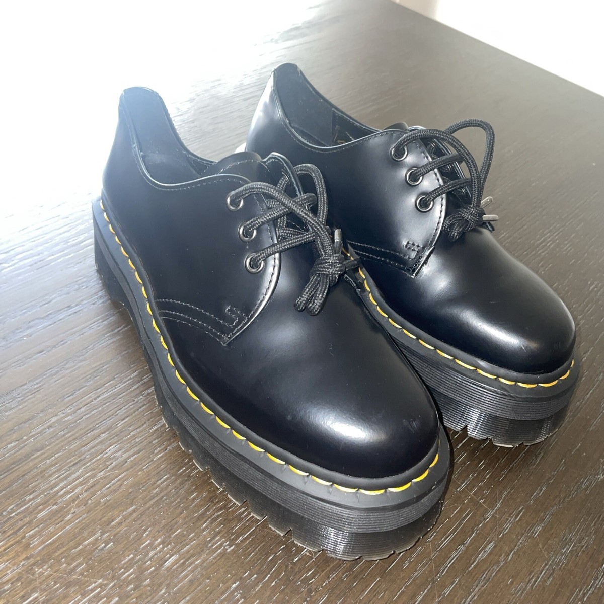 Dr Martens 25567 Oxford Platform Shoes UK 6 US Women's 8 Mens 7