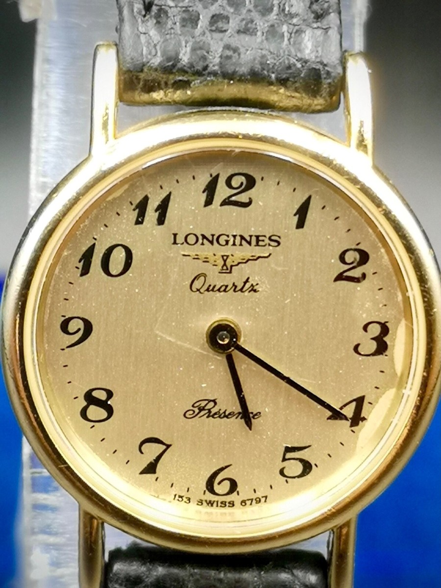 Vintage LONGINES Presence Women's quartz watch. 21.80 mm. Original