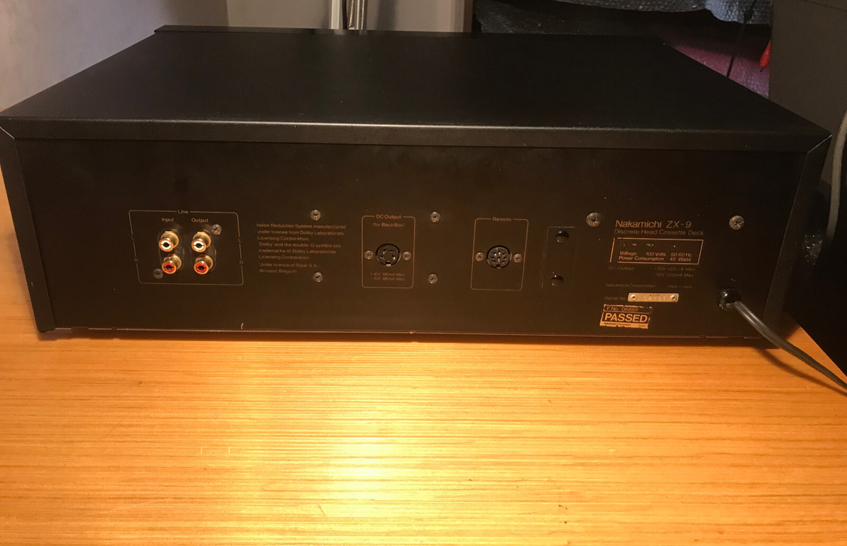 Nakamichi Zx-9 3 Head Audiophile Cassette Deck Serviced and in