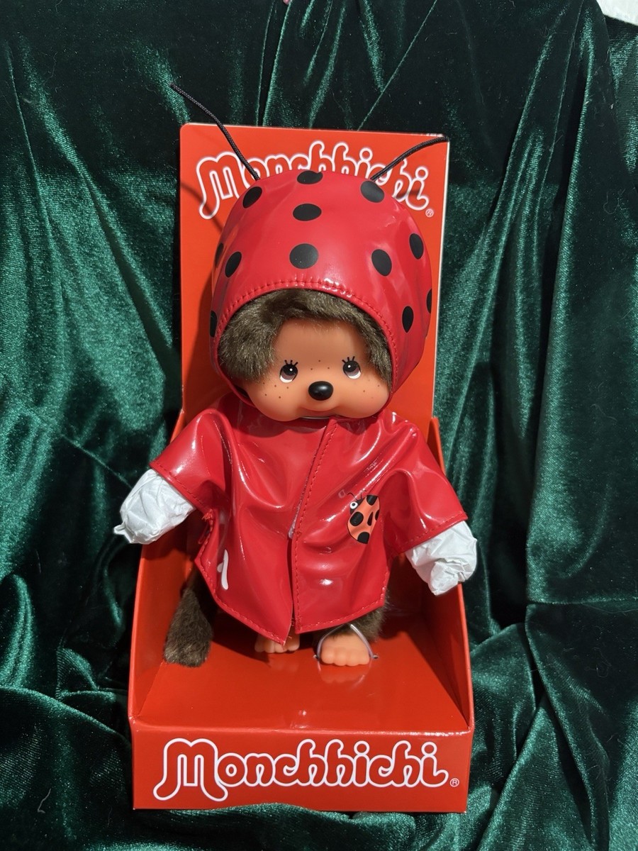 Monchhichi Sekiguchi Limited Edition Ladybug Raincoat Boy 8 inch