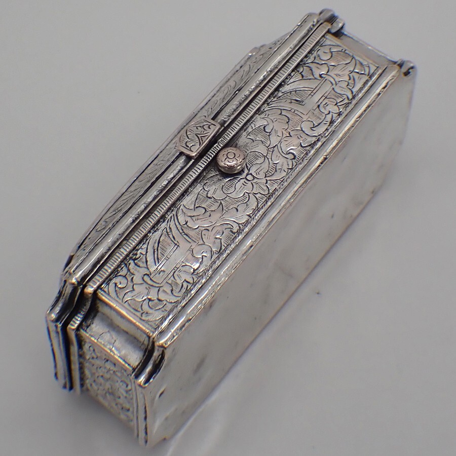 Antique Box with Compartments 700 Silver | eBay