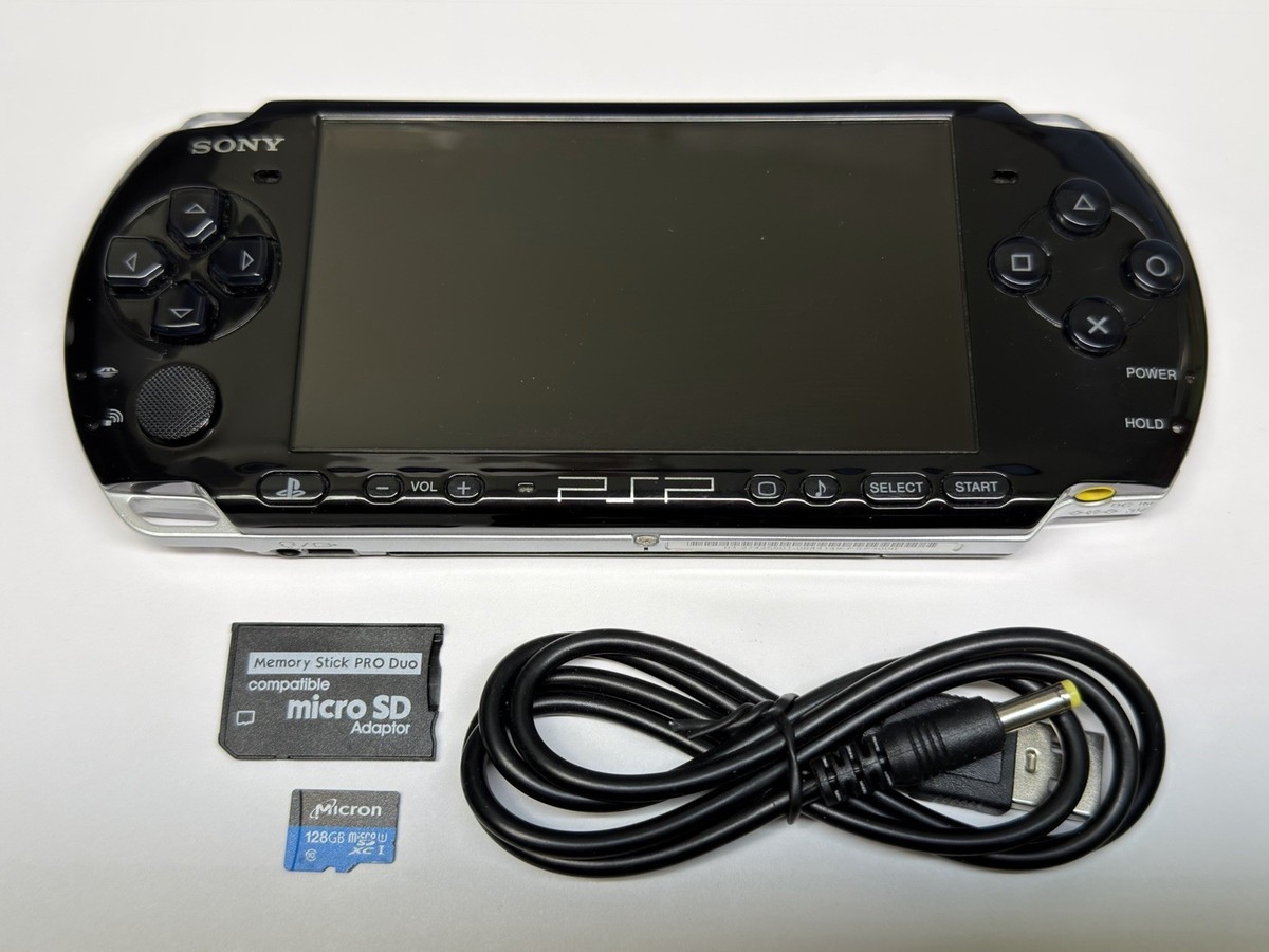 SONY PSP-3000 Console Black Handheld System Playstation Tested