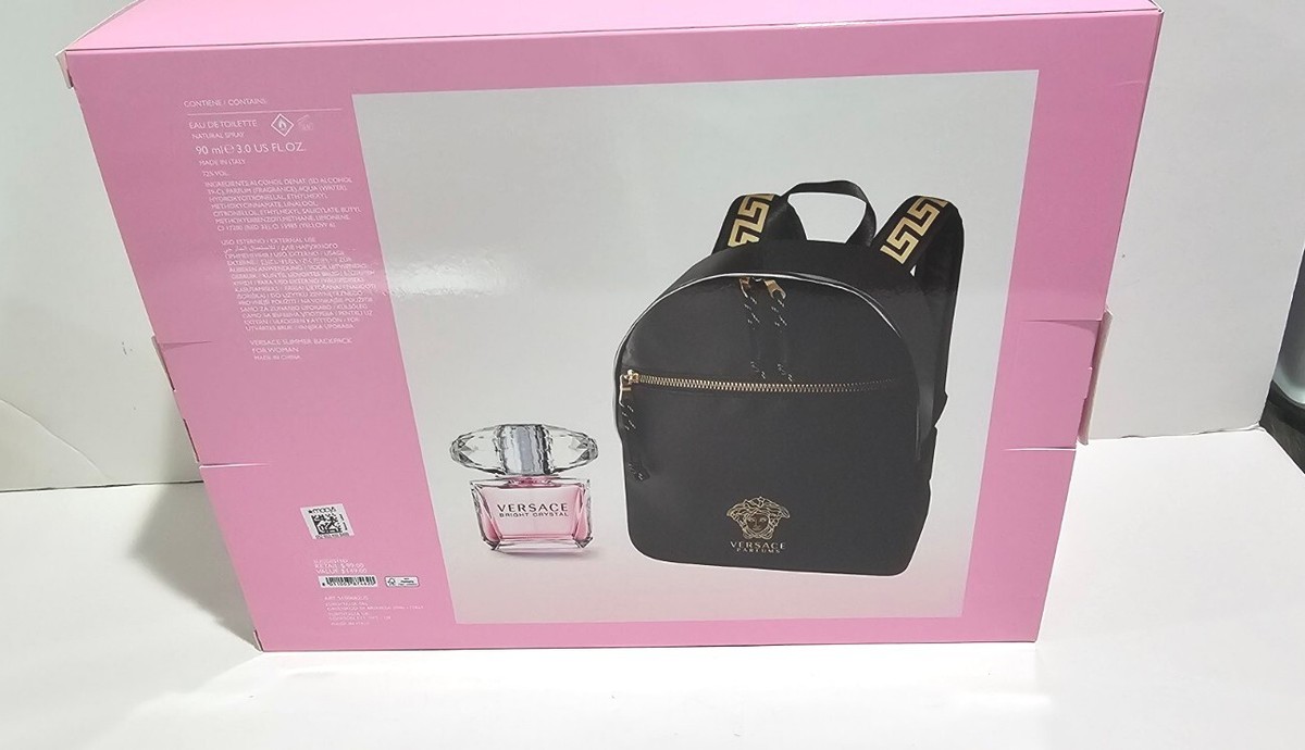 Versace Bright Crystal Summer Intensification Perfume & Backpack 2