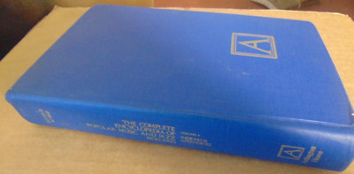 Hardcover c1974 Complete Encyclopedia Popular Music + Jazz Volume