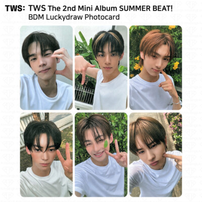 TWS The 2nd Mini Album SUMMER BEAT Lucky Draw Photocard Shinyu