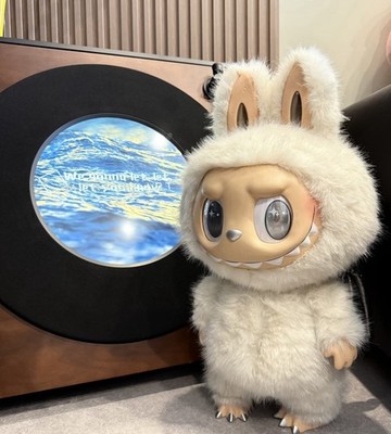 Pop Mart Labubu Zimomo Angel in Clouds Figure + Tote | Authentic