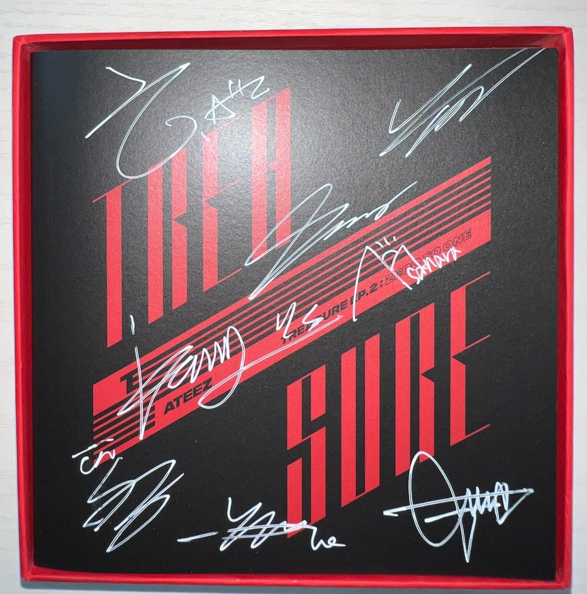 ATEEZ [Treasure Ep.2 Zero To One] Autographed Signed Promo Album